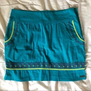 Cute boho mini skirt